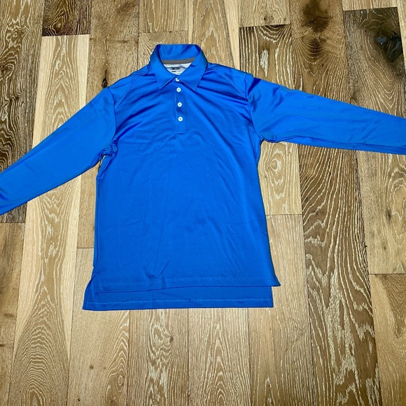 Adidas Climalite Long Sleeve Shirt - Carolina Blue - Picture 1 of 5